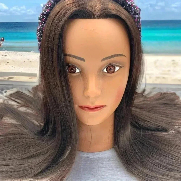 Polka Dots  Scrunchy Crown Purple Handcrafted Headband Silk Hair Accessory Prom - Picture 3 of 9